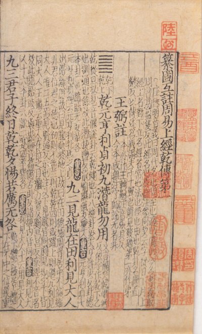 Title Page from the I Ching by Chinese School
